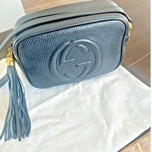 Gucci Soho Black Disco Bag - Like New with dust bags and tags